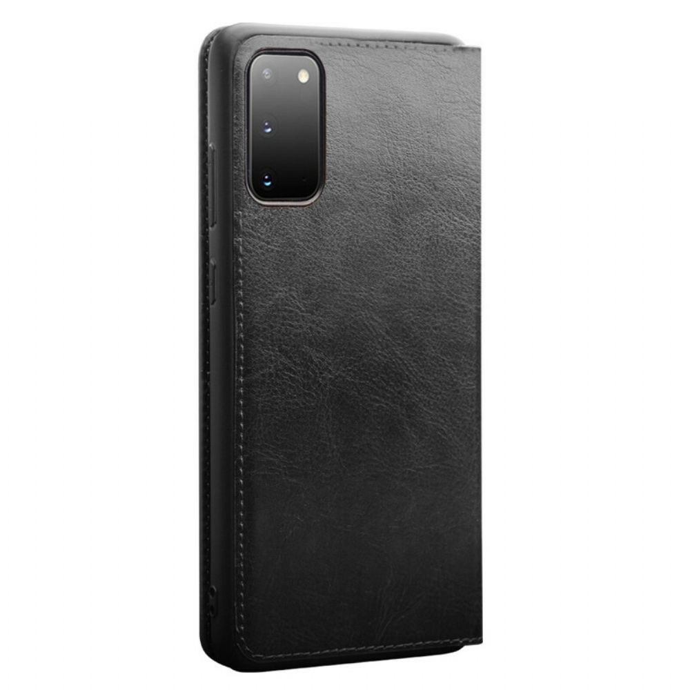 Schutzhülle Für Samsung Galaxy S20 Plus 4G / 5G Flip Case Qialino Echtes Leder