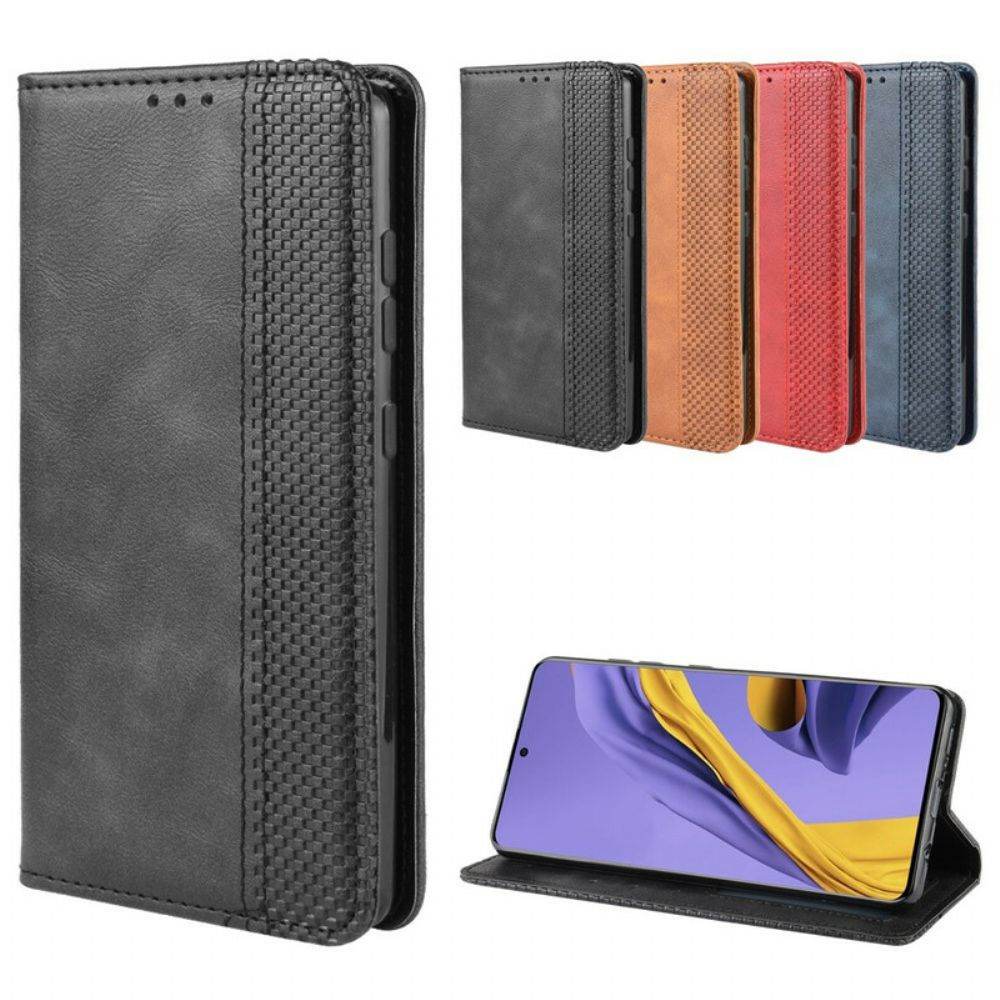 Schutzhülle Für Samsung Galaxy S20 Plus 4G / 5G Flip Case Stilisierter Vintage-ledereffekt