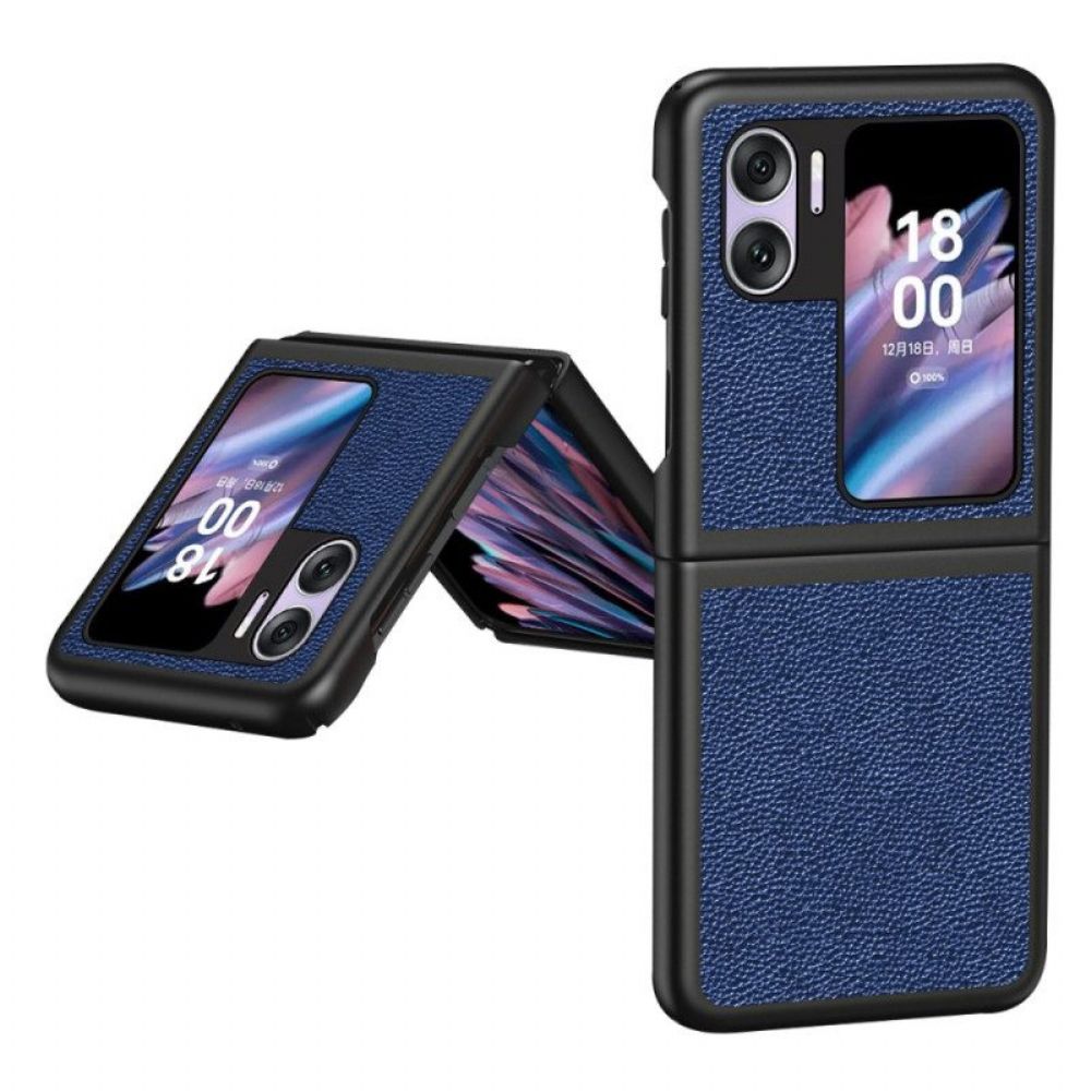 Handyhülle Für Oppo Find N2 Flip Flip Case Litschi-kunstleder