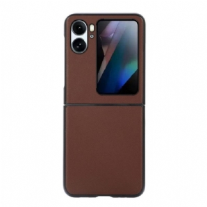 Hülle Für Oppo Find N2 Flip Flip Case Echtes Leder