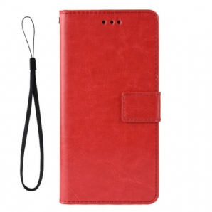 Flip Case Für Samsung Galaxy Note 10 Plus Auffälliges Kunstleder