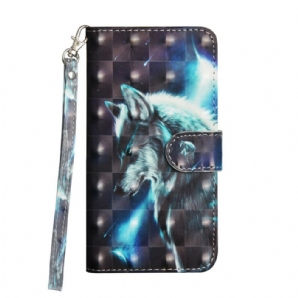 Flip Case Für Samsung Galaxy Note 10 Plus Majestätischer Wolf