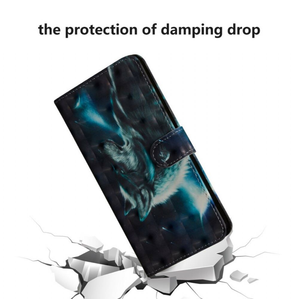 Flip Case Für Samsung Galaxy Note 10 Plus Majestätischer Wolf