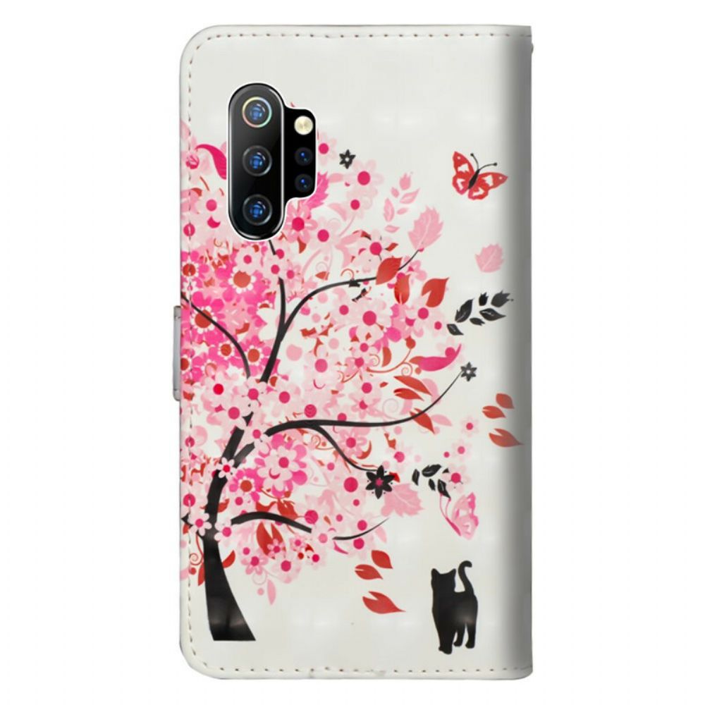 Flip Case Für Samsung Galaxy Note 10 Plus Rosa Baum