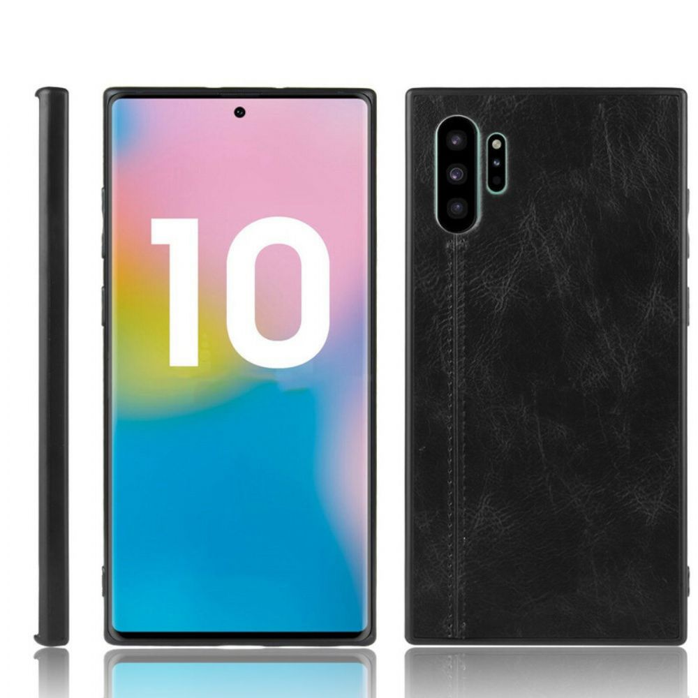 Handyhülle Für Samsung Galaxy Note 10 Plus Style Ledernähte