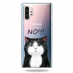 Hülle Für Samsung Galaxy Note 10 Plus Die Katze Die Nein Sagt