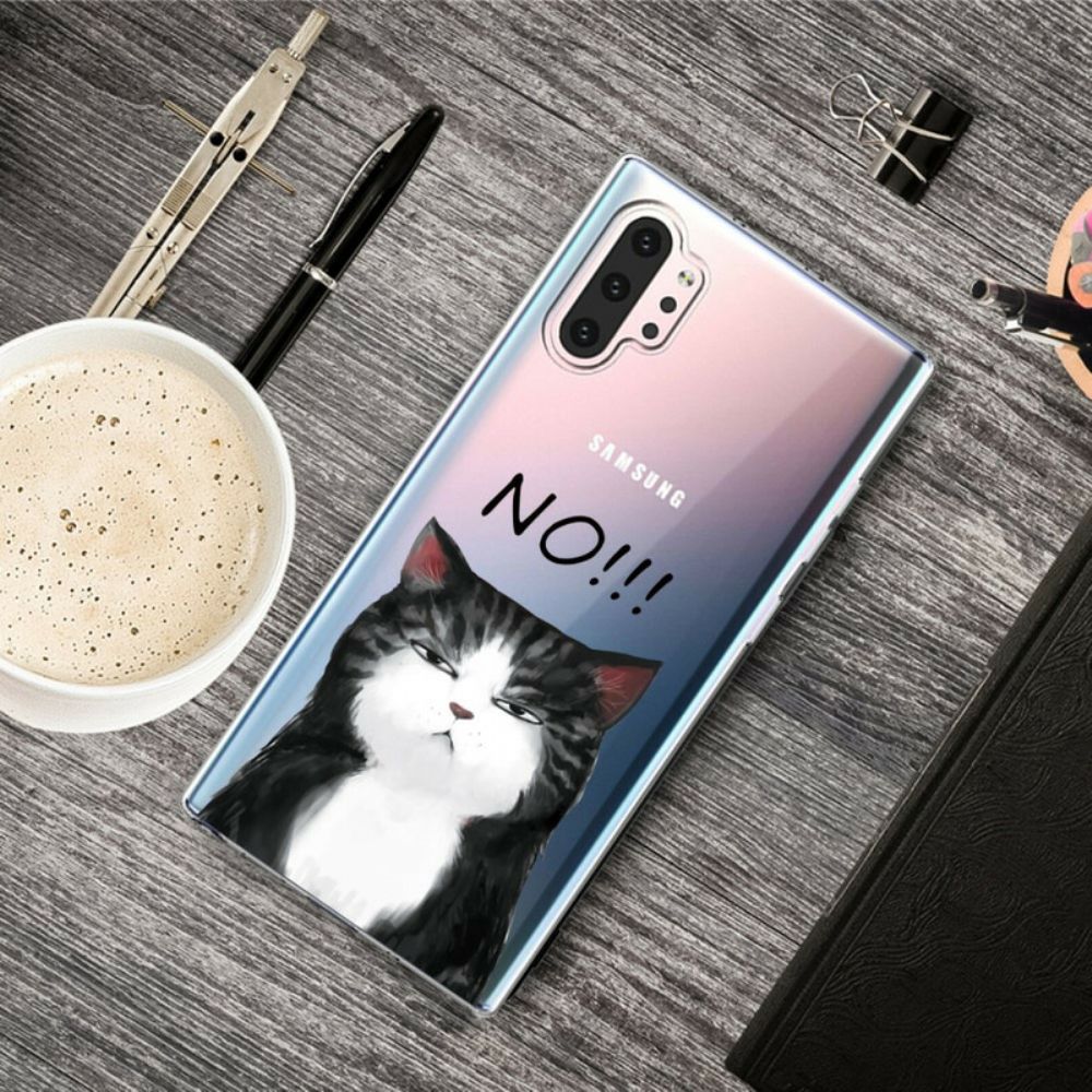 Hülle Für Samsung Galaxy Note 10 Plus Die Katze Die Nein Sagt