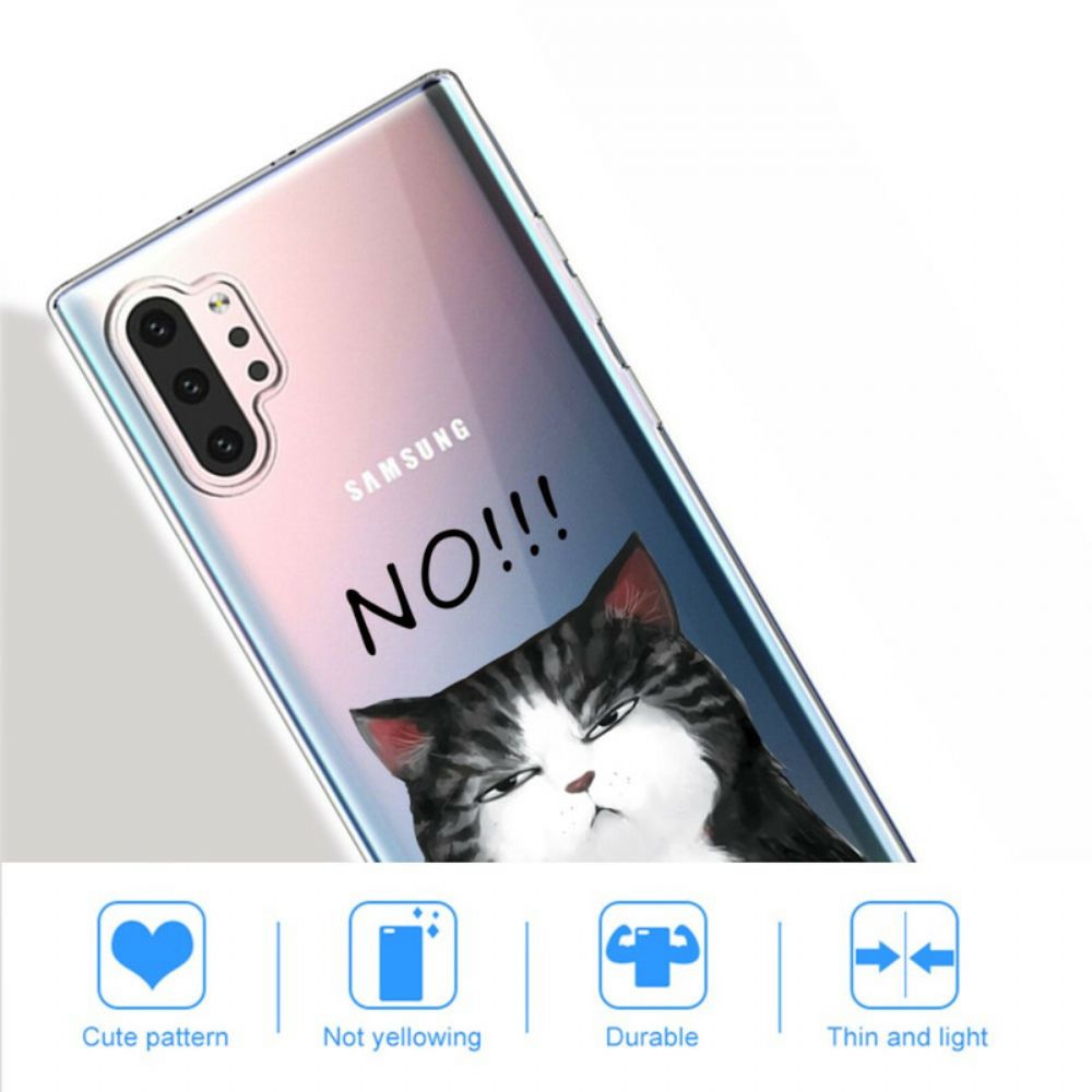 Hülle Für Samsung Galaxy Note 10 Plus Die Katze Die Nein Sagt