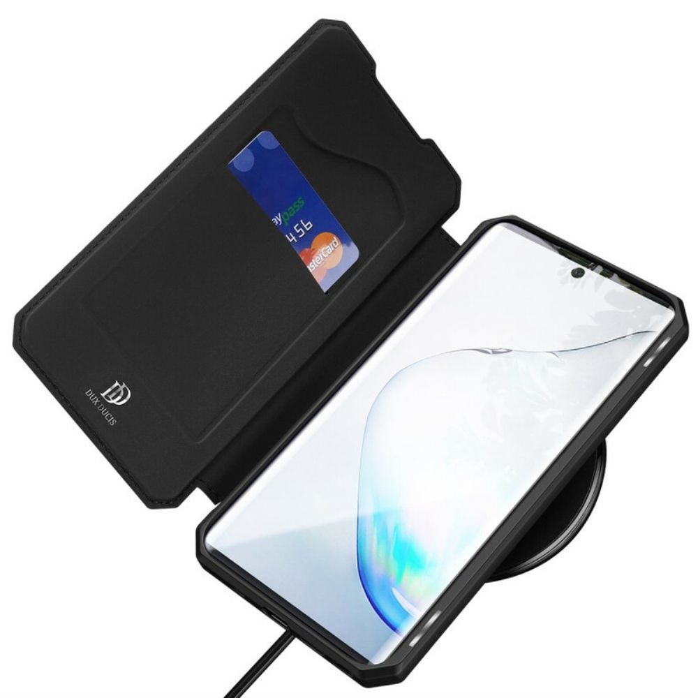 Schutzhülle Für Samsung Galaxy Note 10 Plus Flip Case Magnet Dux Ducis