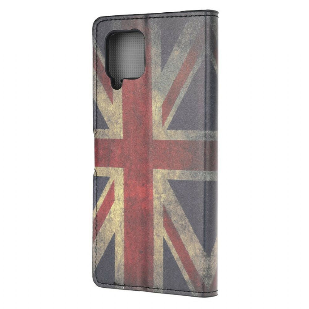 Flip Case Für Samsung Galaxy A12 / M12 England-flagge