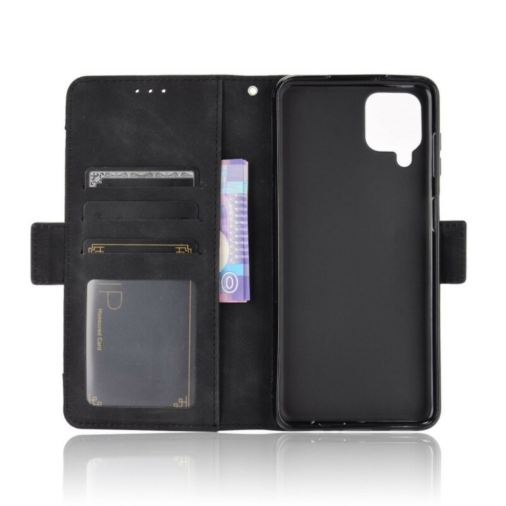 Flip Case Für Samsung Galaxy A12 / M12 Erstklassige Multi-karte