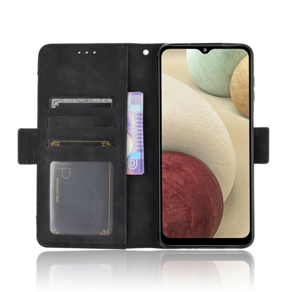 Flip Case Für Samsung Galaxy A12 / M12 Erstklassige Multi-karte