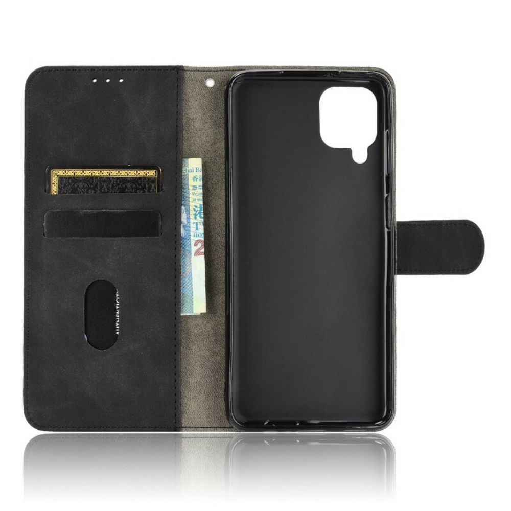 Flip Case Für Samsung Galaxy A12 / M12 Hautberührung