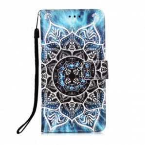 Flip Case Für Samsung Galaxy A12 / M12 Mandala Im Himmel