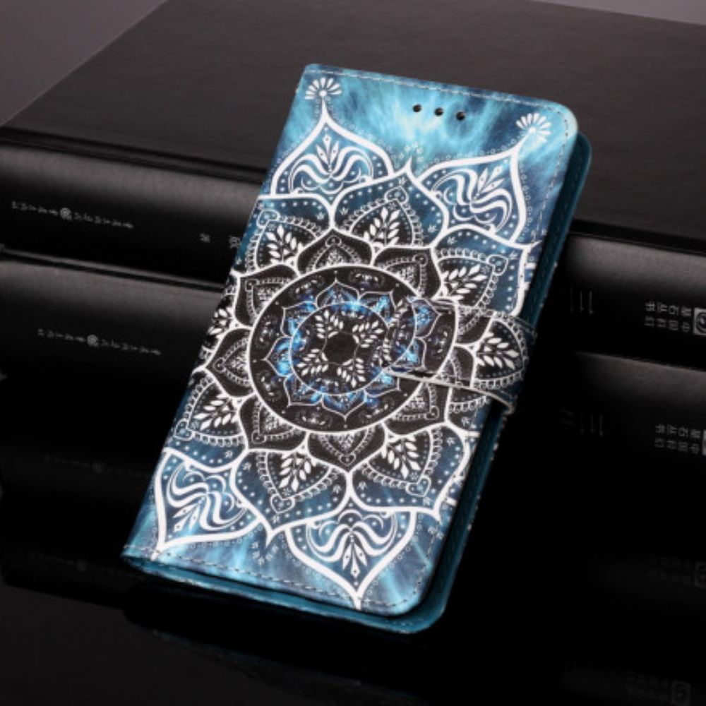 Flip Case Für Samsung Galaxy A12 / M12 Mandala Im Himmel