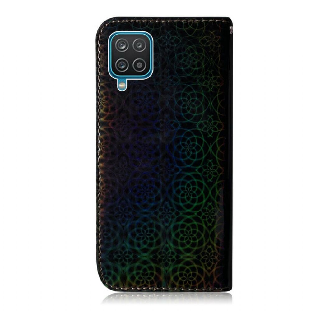 Flip Case Für Samsung Galaxy A12 / M12 Reine Farbe