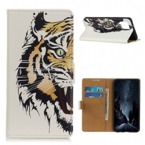 Flip Case Für Samsung Galaxy A12 / M12 Wilder Tiger