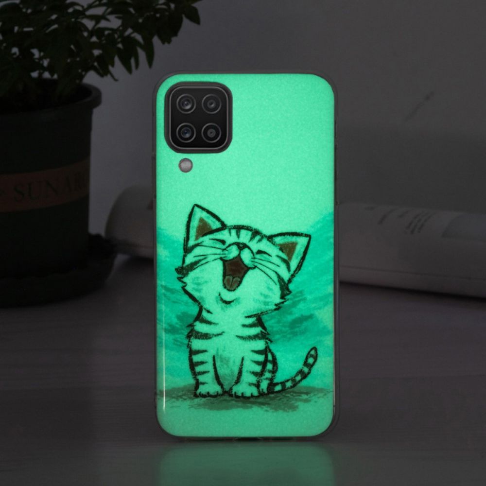 Handyhülle Für Samsung Galaxy A12 / M12 Fluoreszierende Kat.-nr