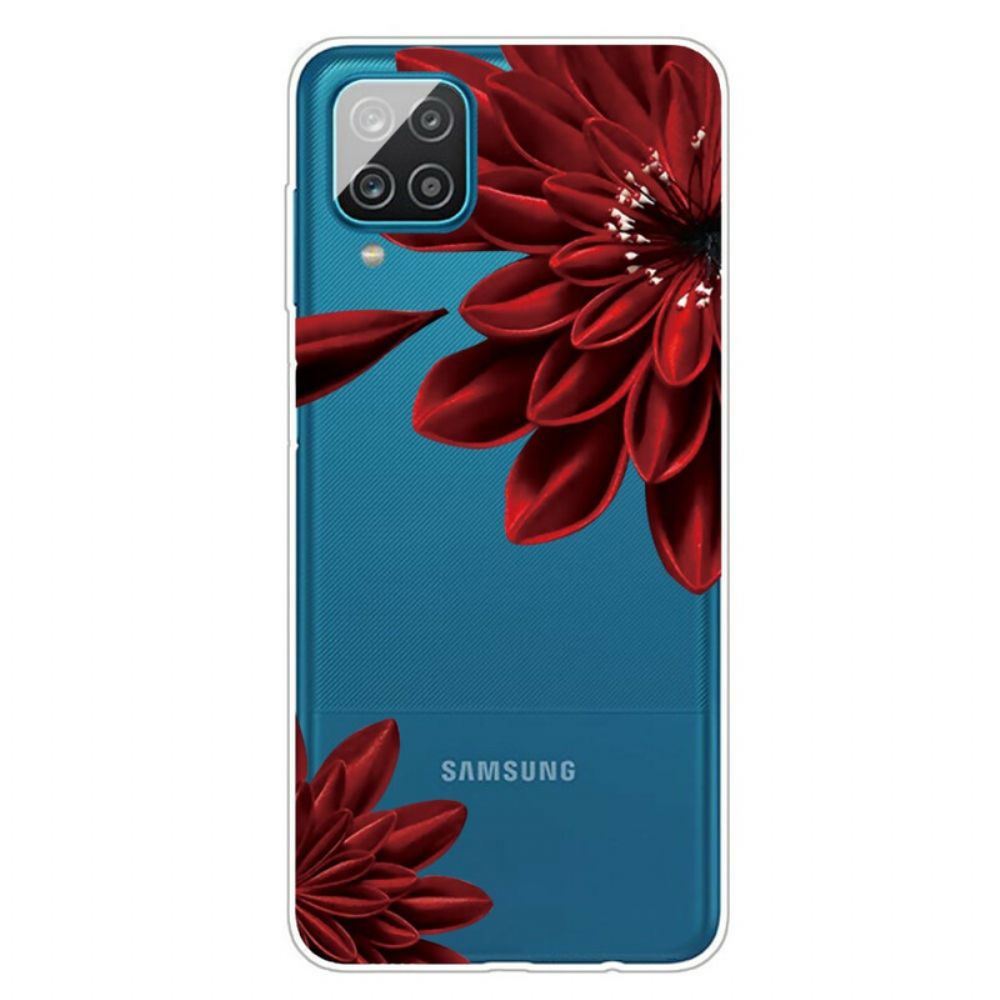 Handyhülle Für Samsung Galaxy A12 / M12 Wildblumen