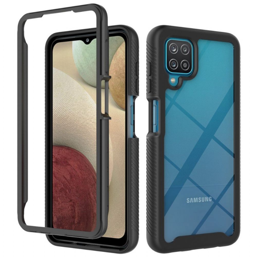 Hülle Für Samsung Galaxy A12 / M12 Hybrid Clear Edge Bumper