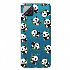 Hülle Für Samsung Galaxy A12 / M12 Kleine Pandas