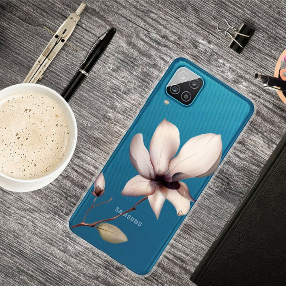 Hülle Für Samsung Galaxy A12 / M12 Premium Blumen