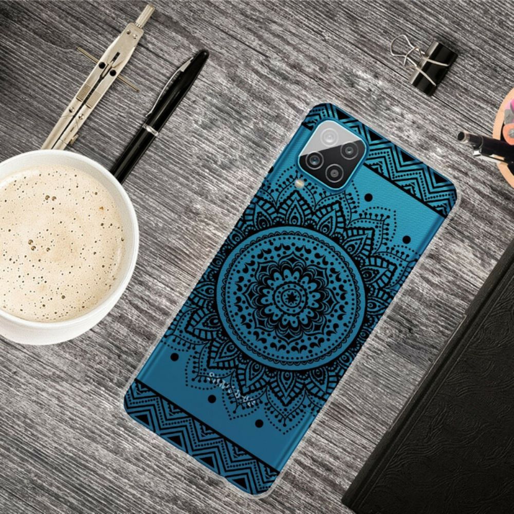 Hülle Für Samsung Galaxy A12 / M12 Schönes Mandala