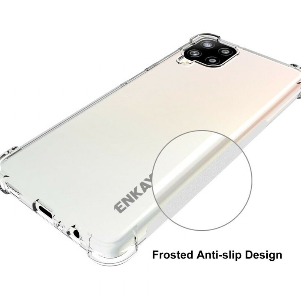 Hülle Für Samsung Galaxy A12 / M12 Transparenter Enkay