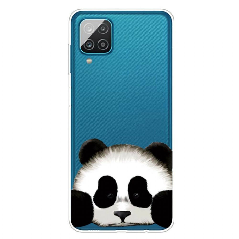 Hülle Für Samsung Galaxy A12 / M12 Transparenter Panda