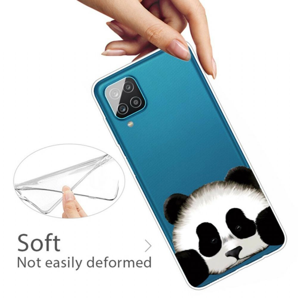 Hülle Für Samsung Galaxy A12 / M12 Transparenter Panda