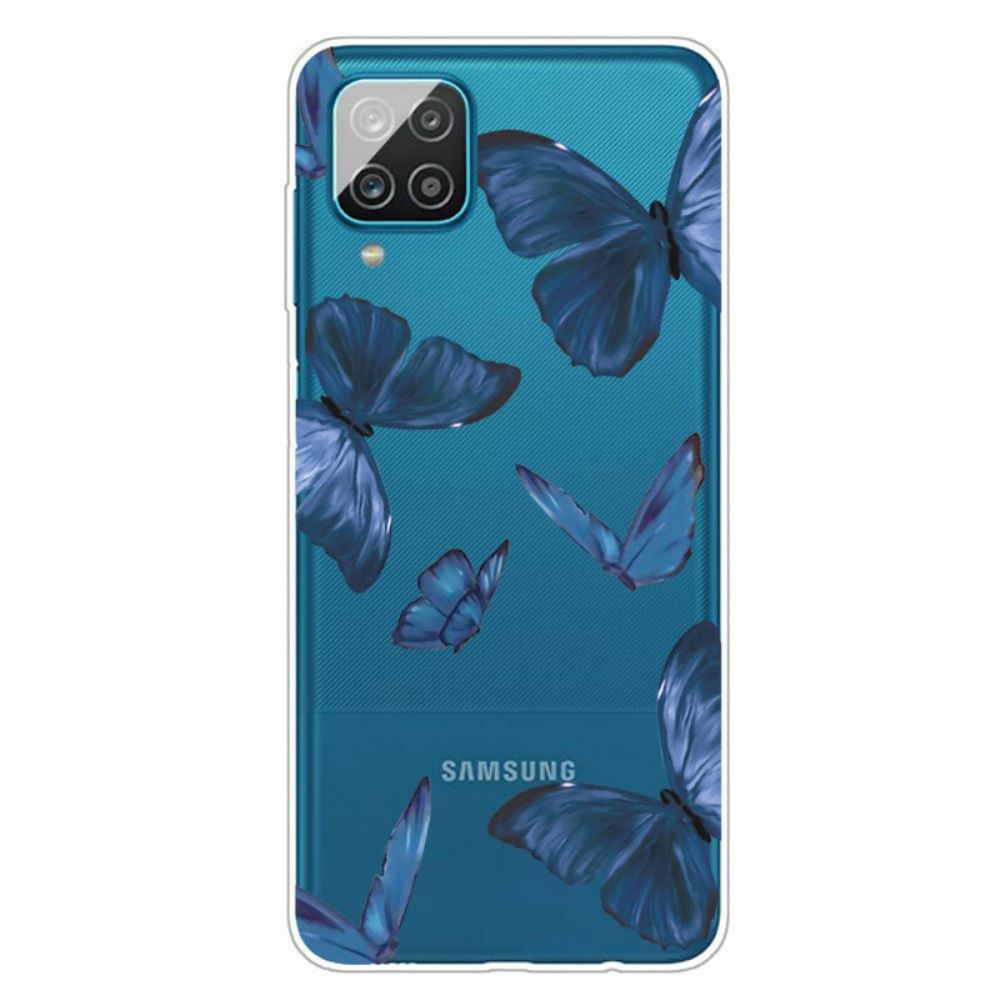 Hülle Für Samsung Galaxy A12 / M12 Wilde Schmetterlinge