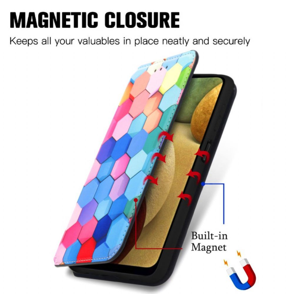 Schutzhülle Für Samsung Galaxy A12 / M12 Flip Case Caseneo Rfid-design