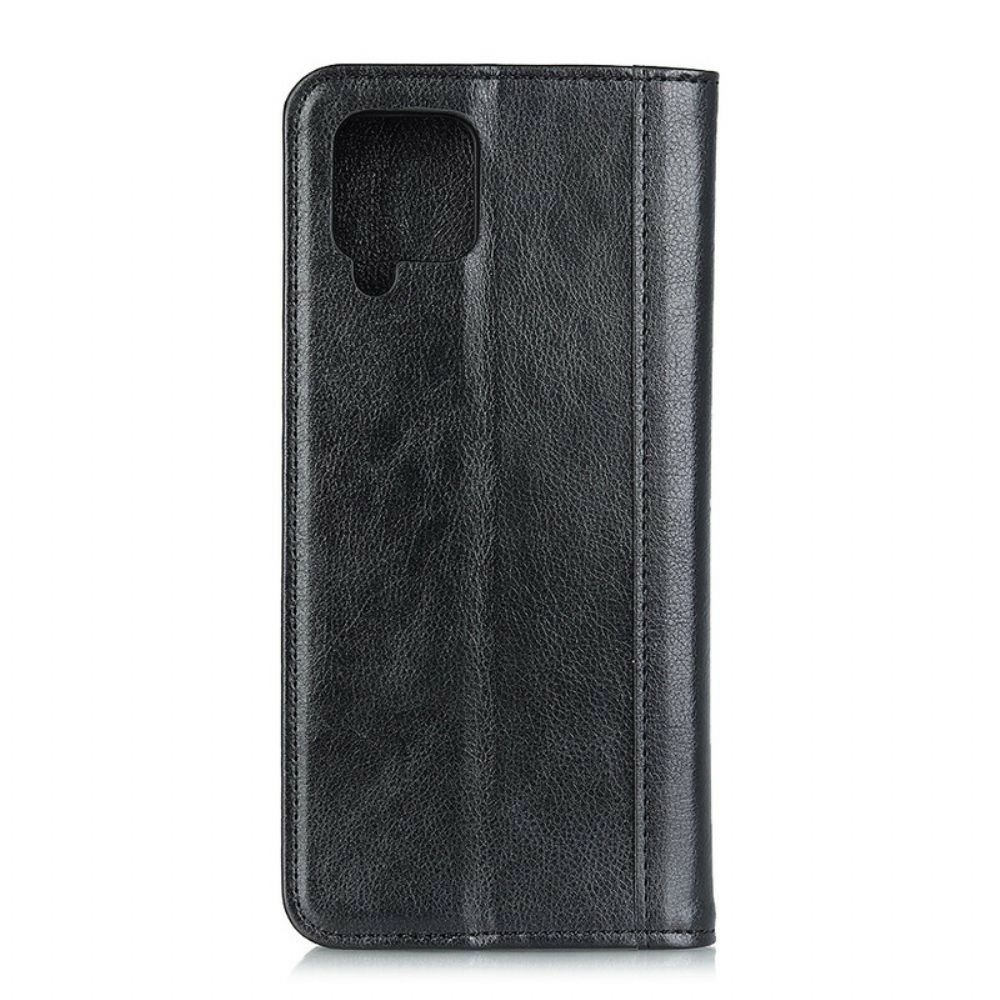 Schutzhülle Für Samsung Galaxy A12 / M12 Flip Case Farbiges Spaltleder