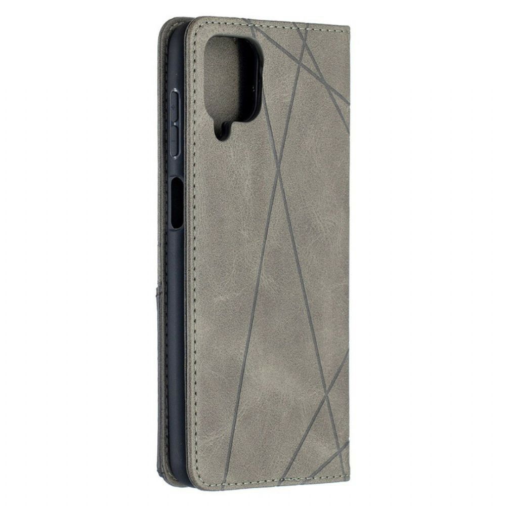 Schutzhülle Für Samsung Galaxy A12 / M12 Flip Case Künstlerstil