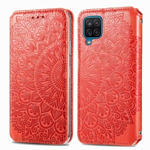 Schutzhülle Für Samsung Galaxy A12 / M12 Flip Case Mandalas