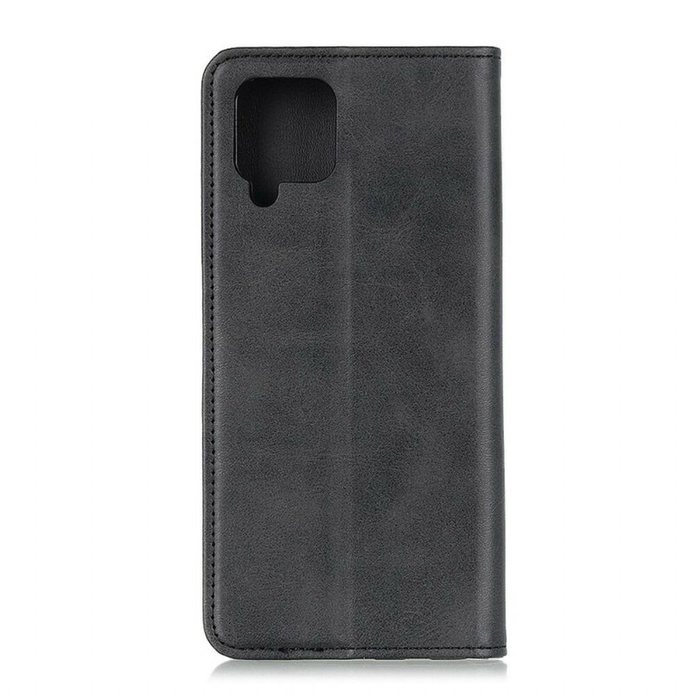 Schutzhülle Für Samsung Galaxy A12 / M12 Flip Case Spaltleder