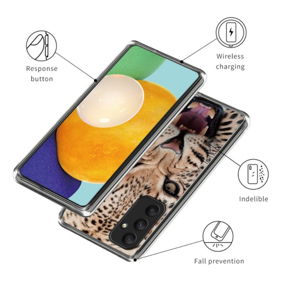 Case Für Samsung Galaxy A55 5g Mit Leopardenmuster