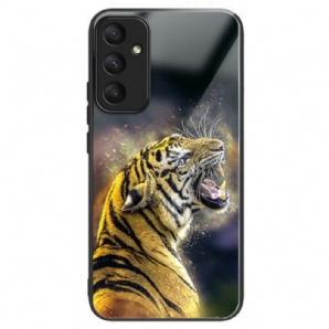 Hülle Für Samsung Galaxy A55 5g Brüllender Tiger Aus Gehärtetem Glas