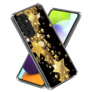 Hülle Samsung Galaxy A55 5g Goldene Sterne