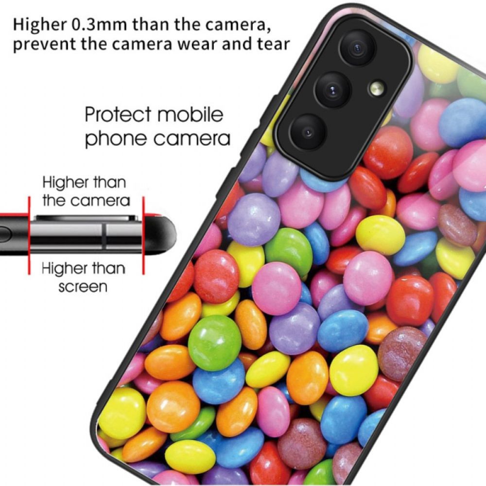 Hülle Samsung Galaxy A55 5g Handyhülle Bonbon Aus Gehärtetem Glas