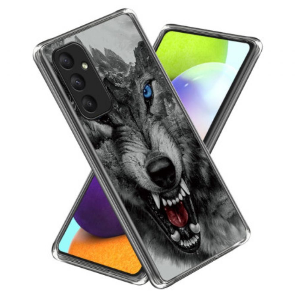 Hülle Samsung Galaxy A55 5g Handyhülle Wilder Wolf