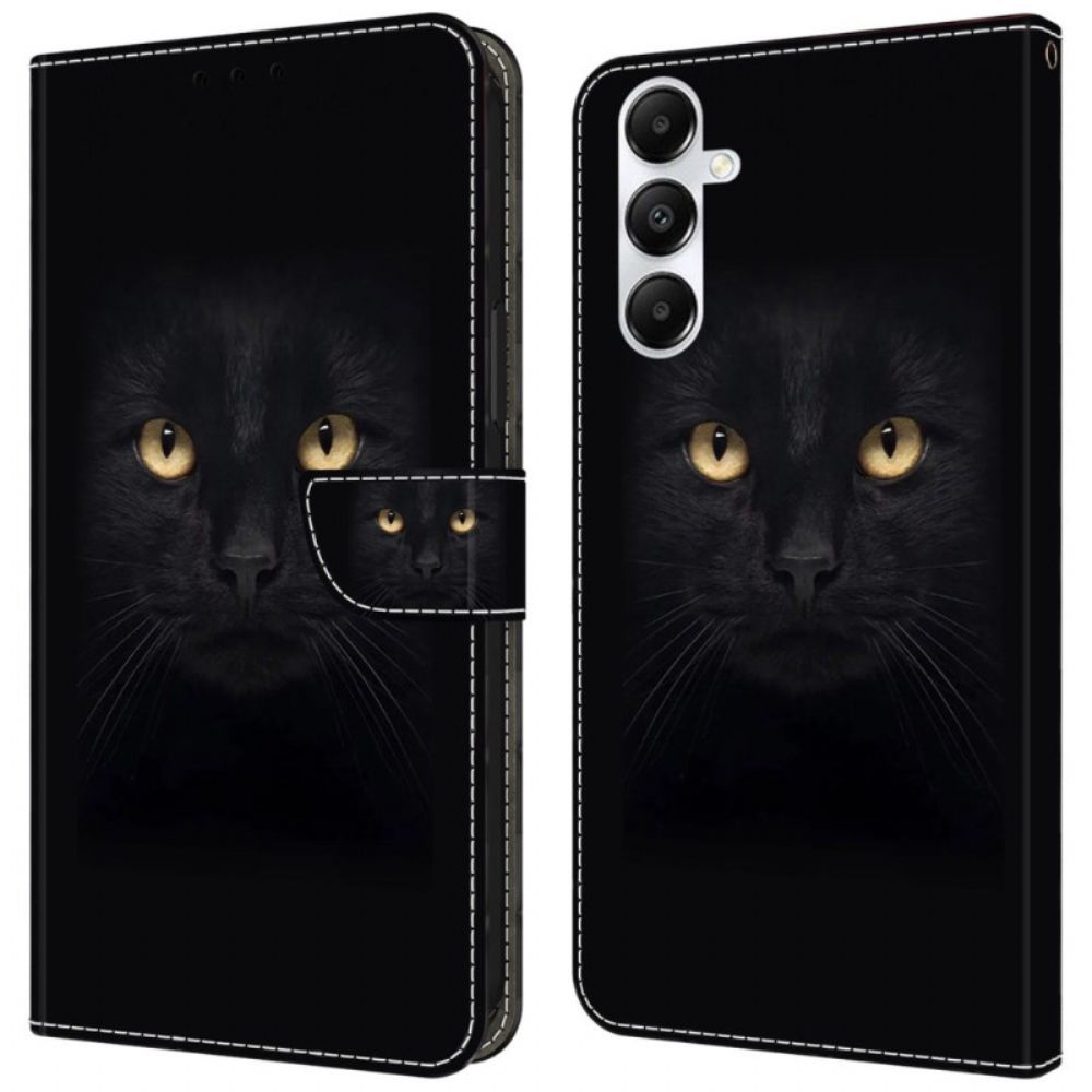 Lederhüllen Samsung Galaxy A55 5g Schwarze Katze