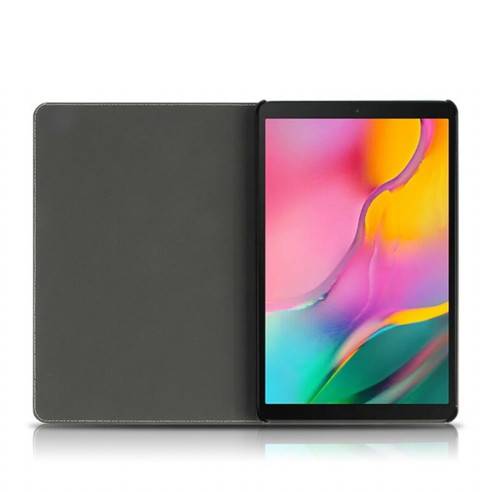 Case Für Samsung Galaxy Tab A 10.1 (2024) Echtes Leder Im Premium-stil