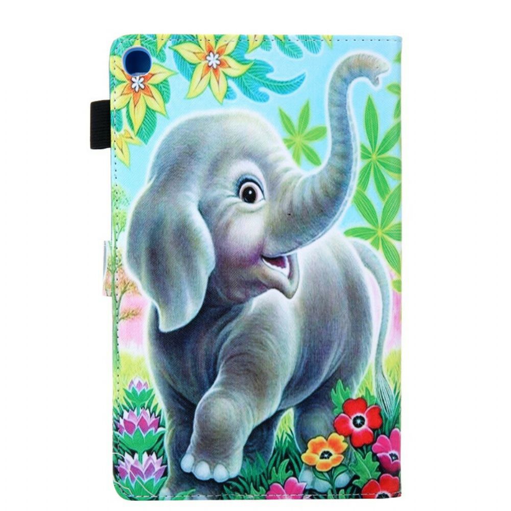 Case Für Samsung Galaxy Tab A 10.1 (2024) Lustiger Elefant