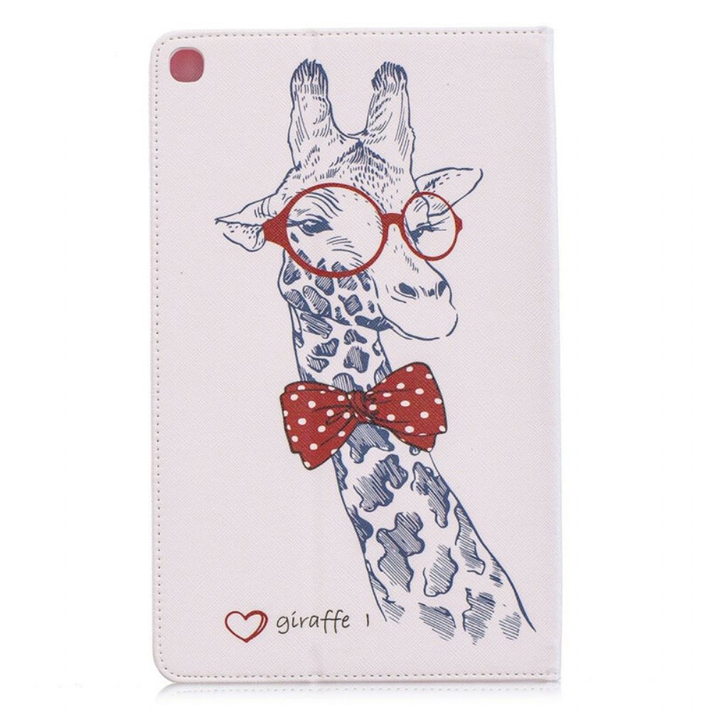 Case Für Samsung Galaxy Tab A 10.1 (2024) Nerdige Giraffe