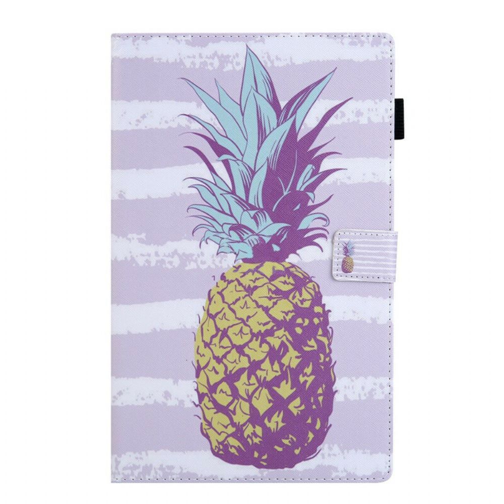 Flip Case Für Samsung Galaxy Tab A 10.1 (2024) Ananas-design