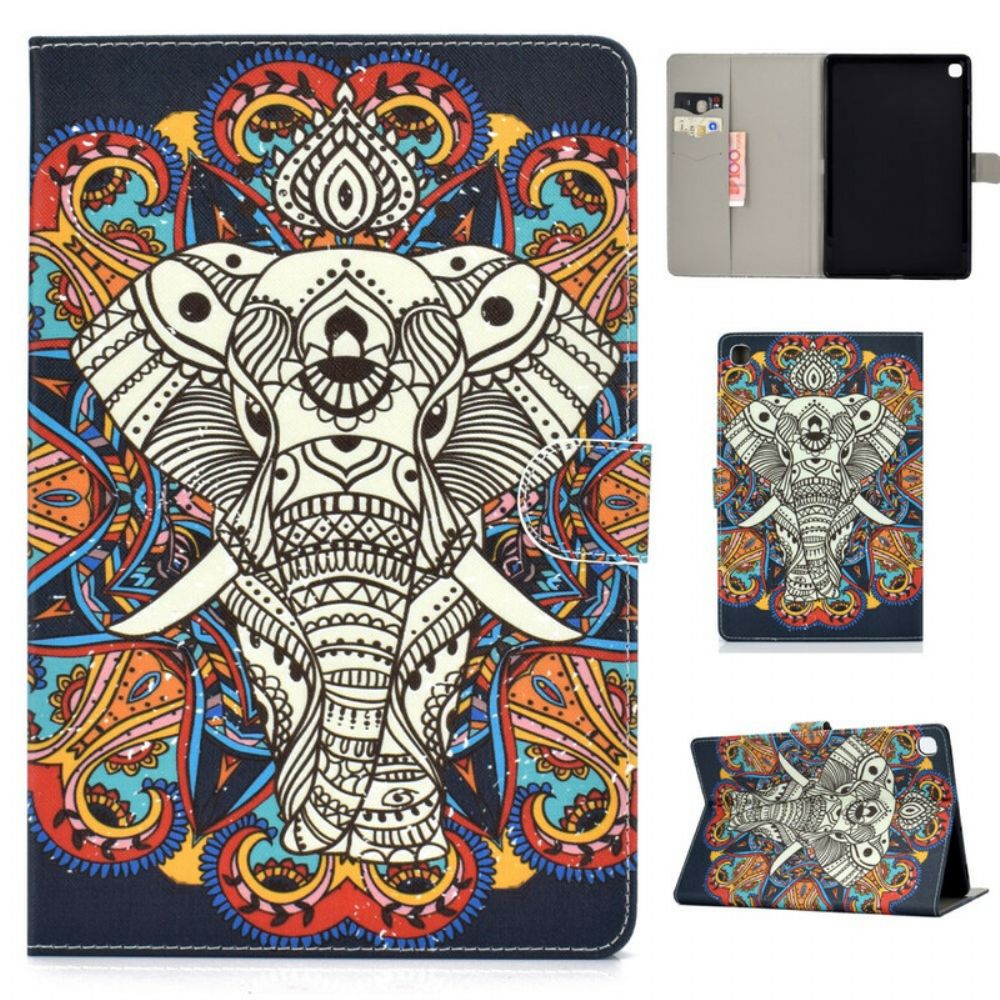 Flip Case Für Samsung Galaxy Tab A 10.1 (2024) Elefant Art.-nr