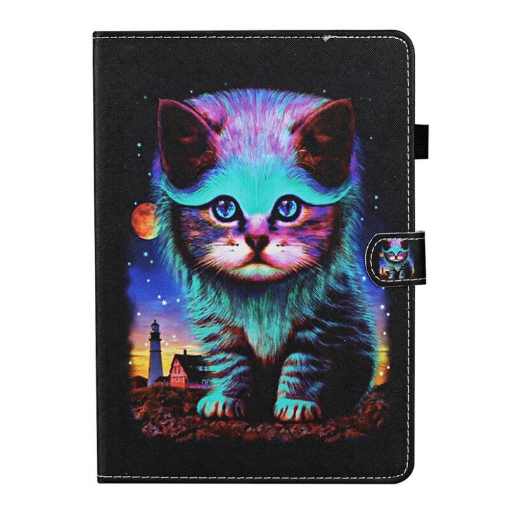 Flip Case Für Samsung Galaxy Tab A 10.1 (2024) Elektrokat