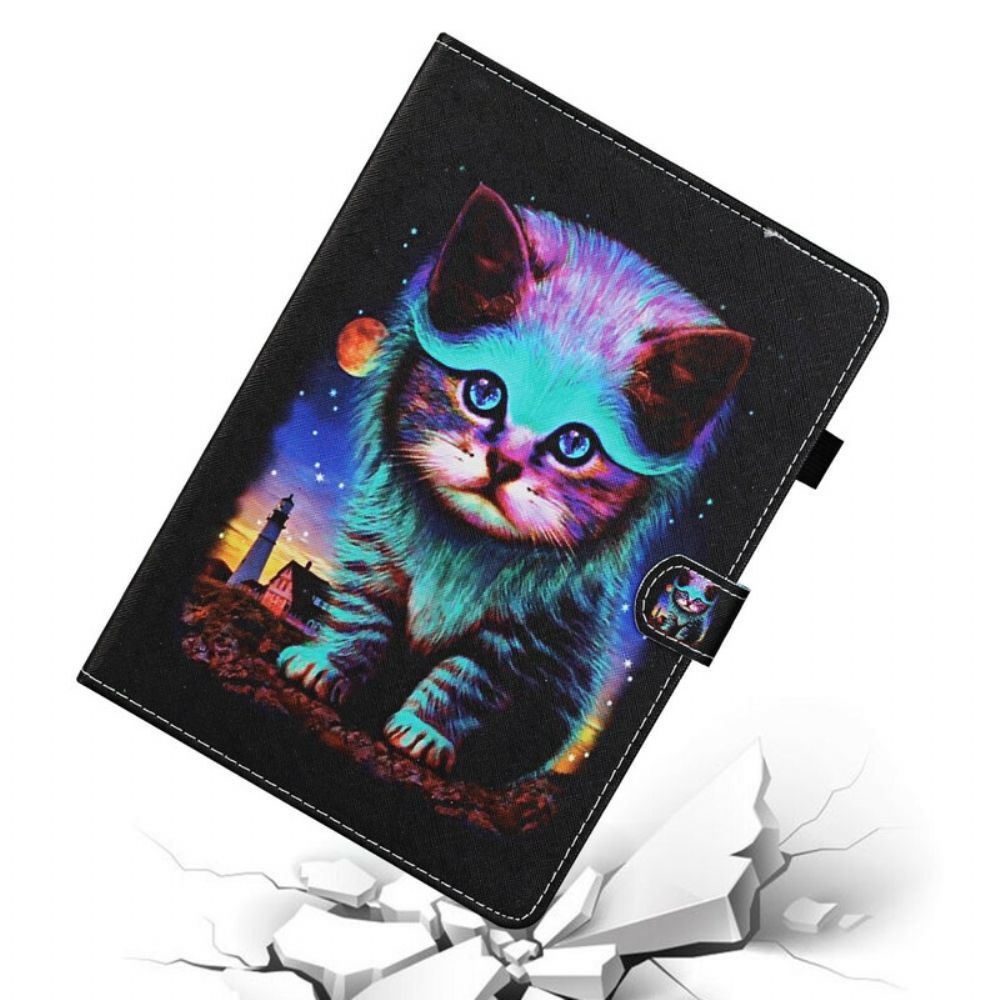 Flip Case Für Samsung Galaxy Tab A 10.1 (2024) Elektrokat