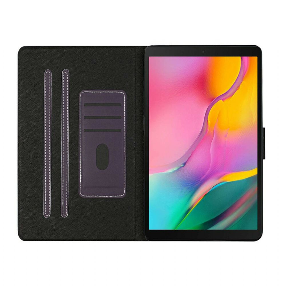 Flip Case Für Samsung Galaxy Tab A 10.1 (2024) Klassisches Kunstleder